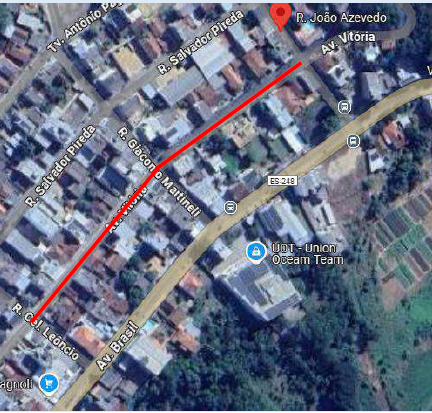 Revitalização e pavimentação da Avenida Vitória, no bairro Maria das Graças, Colatina/ES, (TRECHO 3)