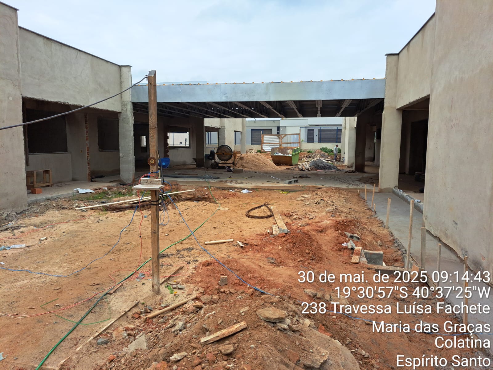 Construção do CEIM “Vila Treviso”, localizado no Loteamento Residencial Vila Treviso, Bairro Maria das Graças, Colatina/ES